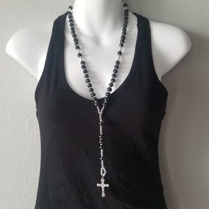 Light weight rosary necklace